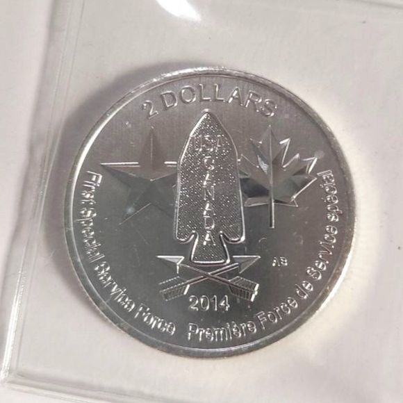 2014 1/2 oz. Canadian DEVIL'S BRIGADE Special Forces coins .9999 fine silver - Picture 1 of 4